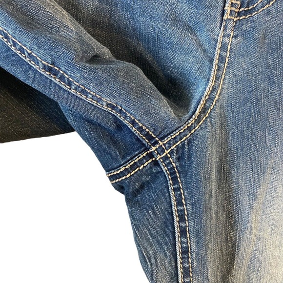 Maurices Jeans Women Size 20 Reg Embroidered Pockets Casual Distressed High Rise - Picture 6 of 13